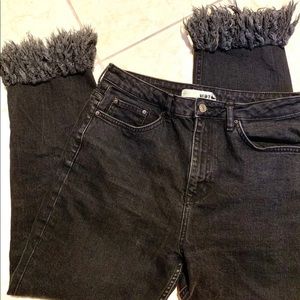 TopShop Frilled Jeans